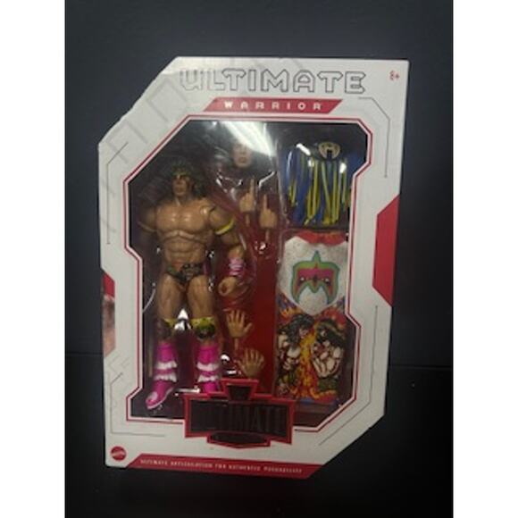 NEW-WWE Ultimate Edition Warrior Action Figure with Accessories,  (6-inch) - Picture 2 of 3